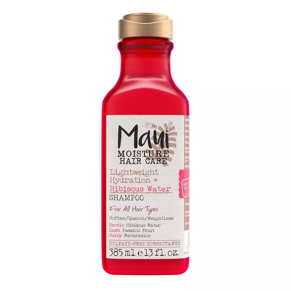 Maui Moisture Lightweight Hydration Plus Hibiscus Water Hair Shampoo, 13 Oz